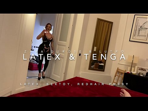 ❤️ Redheaded น้องสาวต่างบุพการี in latex costume fucked by stepbrother ❤️❌ โป๊ ที่เรา ❌❤