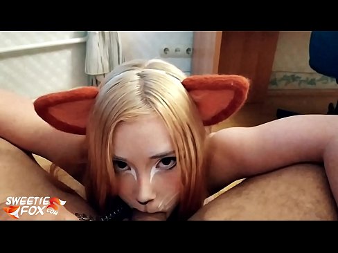❤️ Kitsune กลืนกระเจี๊ยวและหลั่งในปากของเธอ ❤️❌ โป๊ ที่เรา ❌❤